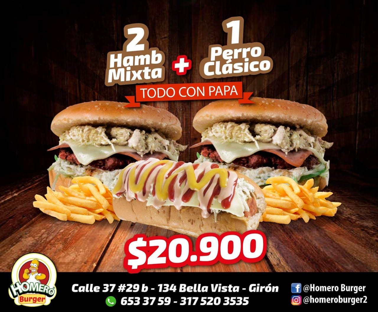 Homeros Comidas Rapidas Home Pereira Risaralda Menu