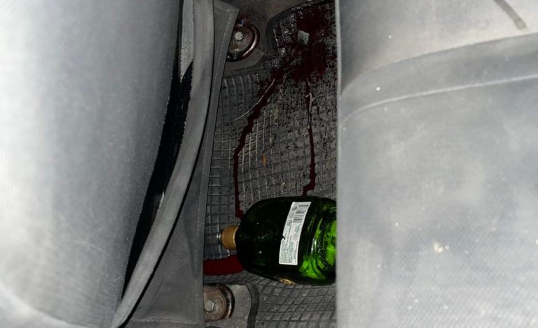 se tragó la china por andar borracho en el anillo vial de Girón .