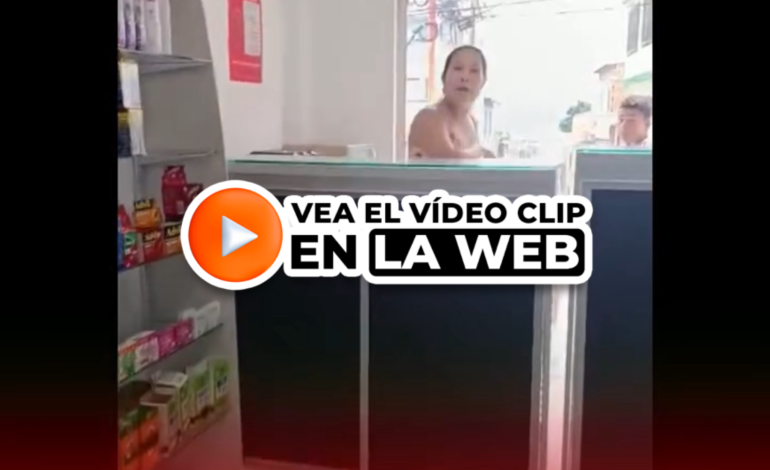  POR $500 UNA CLIENTE EMBARAZADA AGREDIÓ A LA PROPIETARIA DE UNA DROGUERÍA EN GIRÓN