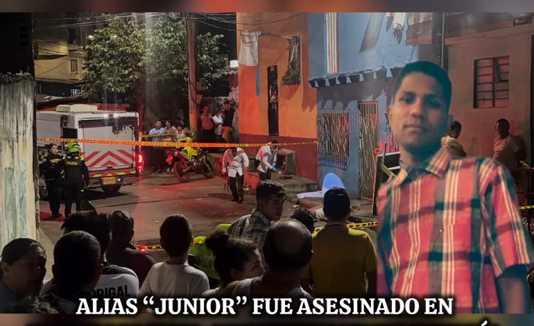  ALIAS “JUNIOR” FUE SICARIADO A POCAS CUADRAS DE DONDE LE QUITARON LA VIDA A ALIAS “GUARO” EN FLORIDABLANCA